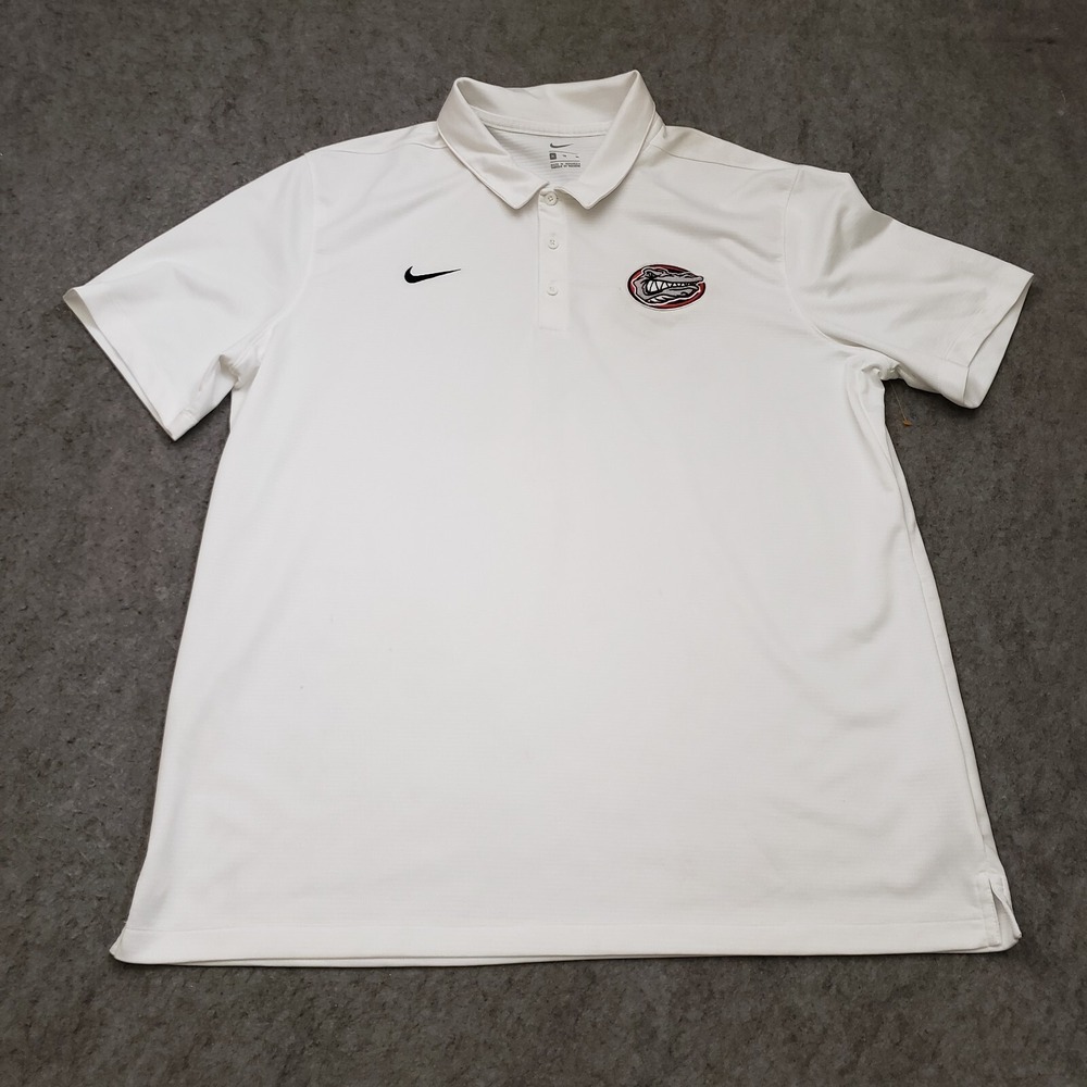 Florida State Gators Polo Shirt Mens Extra Large White Nike Golf Football Adult*